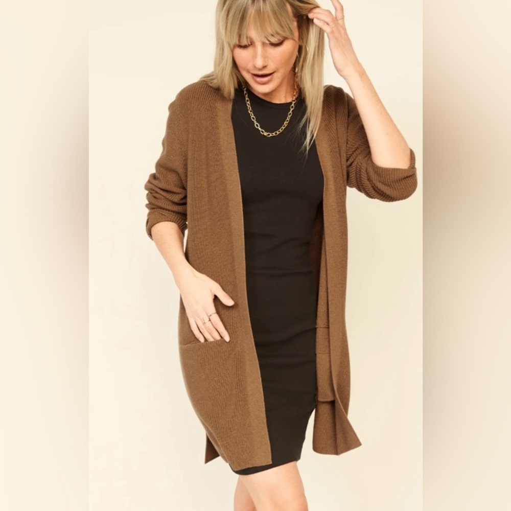 Old Navy plus size textured shaker long line open front sweater. Size 3x